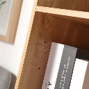 Étagère 3 niveaux et Rangement 2 portes H120 cm - MODU