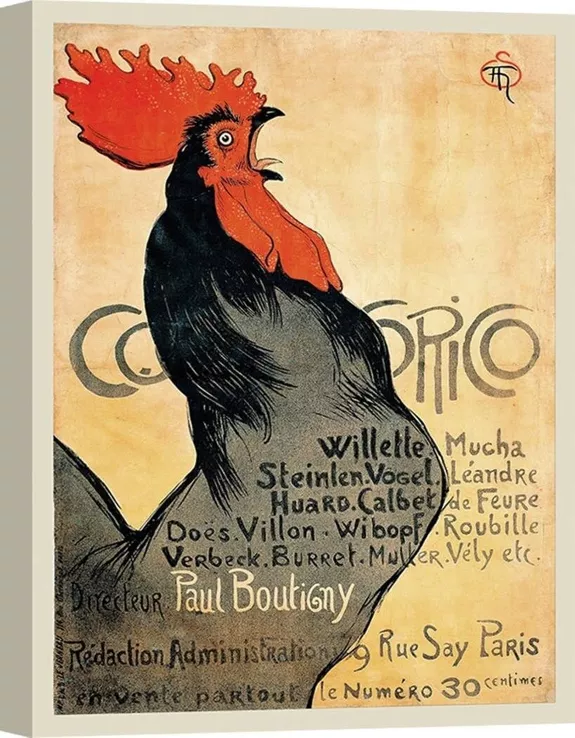 Théophile Alexandre Steinlen, Cocorico-01