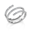Bague Spiral - Argenté Et Cristal-02.webp