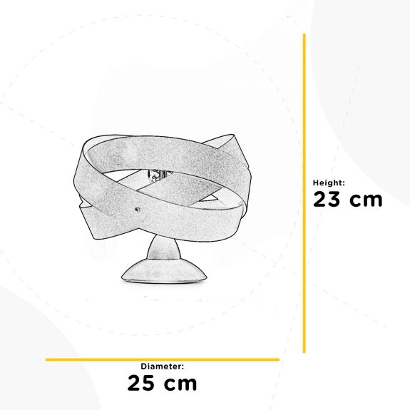 Lampe de table "Câlin" dimensions
