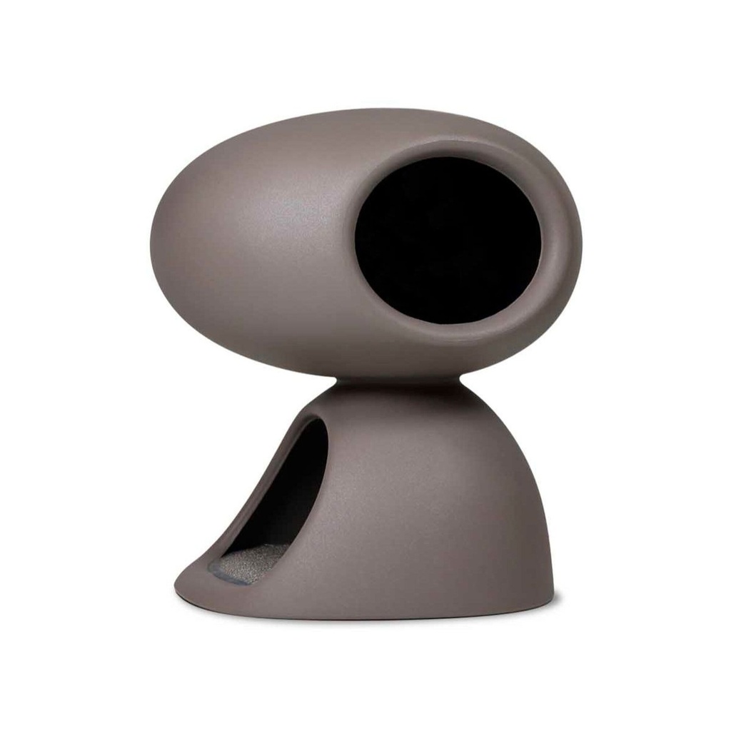 Niche design pour chats avec griffoirs 