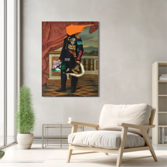 Art Print Cafe – Tableau impression sur toile moderne : Image - Eric Chestier, le général pop 