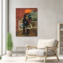 Art Print Cafe – Tableau impression sur toile moderne : Image - Eric Chestier, le général pop 