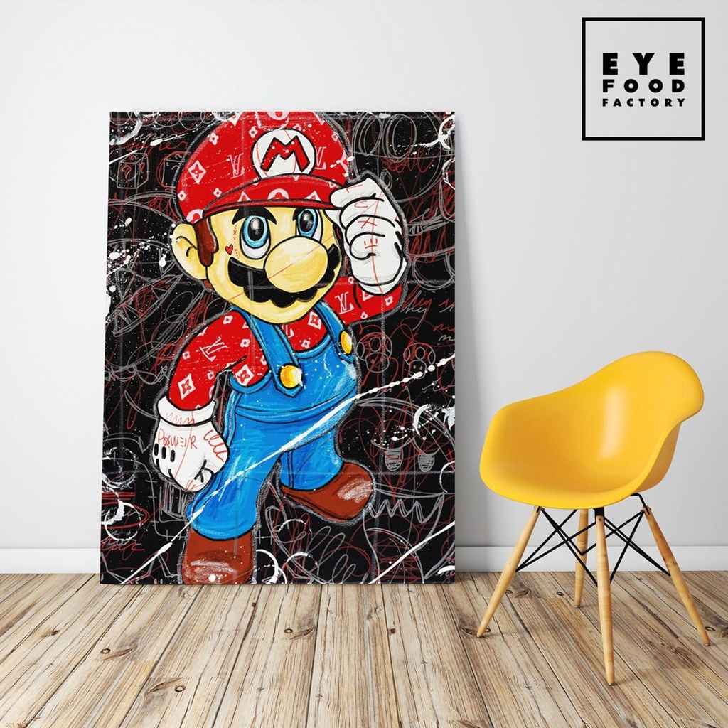 Impression sur toile Super Mario - Eye Food Factory