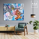 Impression sur toile Tom & Jerry "Catch me" - Eye Food Factory
