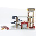 Le Toy Van - TV453 - Station de pompiers jouet pour enfants, 3 ans, en bois certifié FSC