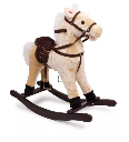 Cheval à bascule hirsute | cheval à bascule | Jouets en bois