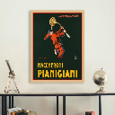Impression sur toile - Affiche ancienne : Mauzan Maccheroni, Pianigiani
