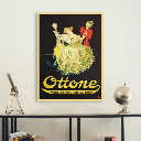 Affiche Vintage "Ottone – Aceite Extra Puro de Oliva" - Impression sur Toile