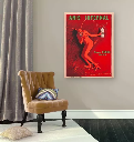 Affiche ancienne, impression sur toile : Leonetto Cappiello, Anis Infernal