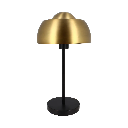 Nomaa - Lampe à poser en métal noir et doré h45cm