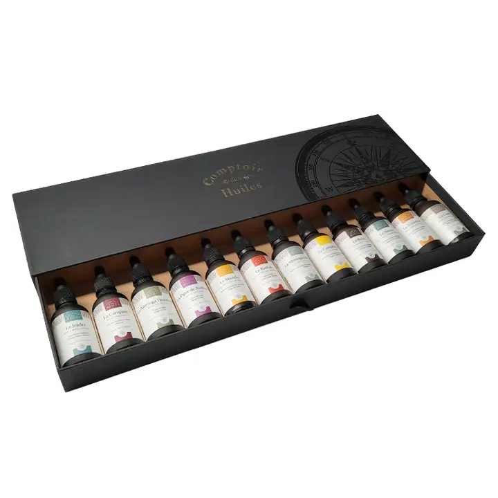 Coffret: L'Ecrin précieux Naturel et Bio - Le comptoir des huiles 