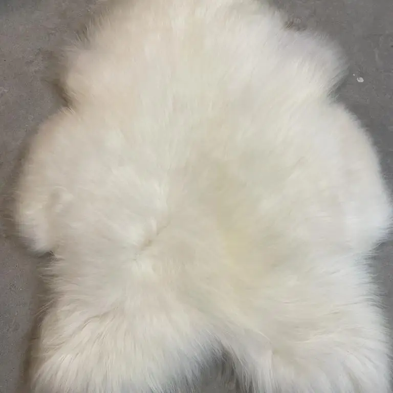 Peau de mouton Islande, Style  (Style Islande Blanc)