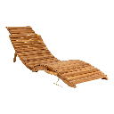 Chaise longue Arrieta Teak - Chaise longue en teck