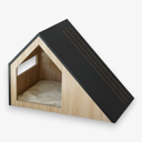 Maison pour chat et chien en bois