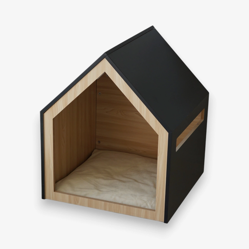Maison Niche pour chat et chien en bois 