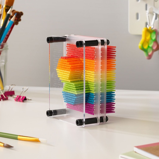 Jouet rétro - Rainbow Pin Art - Soulagement du stress et de l'anxiété