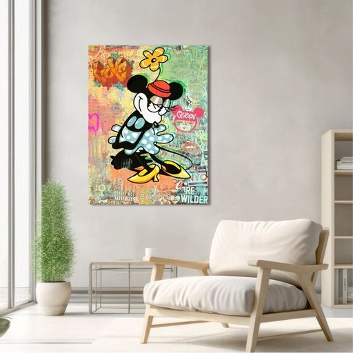 [TOILE_EC_PopMinnie] Impression sur toile - Image : Eric Chestier, Pop Minnie 