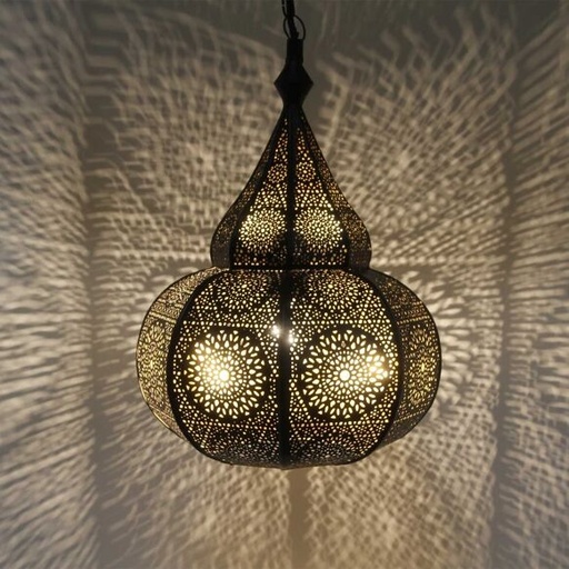 Lampe Orientale Taza Black - Élégance et Magie d'Ambiance