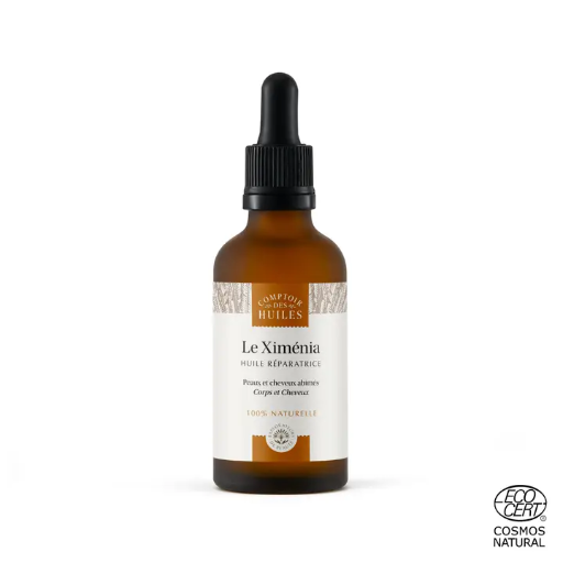 [UGS HUV-XIM-0050|CDH_N] Huile de Ximénia Naturel - Soin cheveux et corps 50 ml - Le comptoir des huiles 
