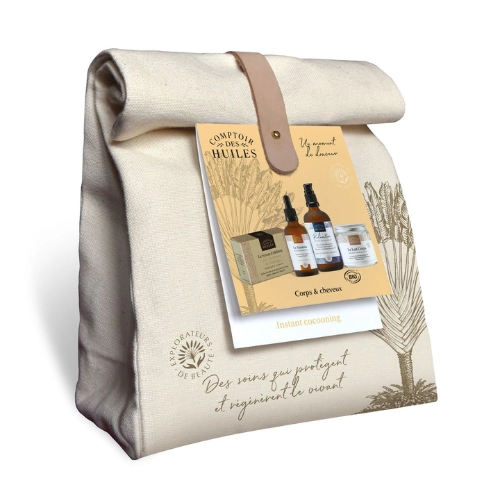 [UGS CAD-SAC-003] Coffret Naturel et Bio : Instants Cocooning - Le comptoir des huiles 